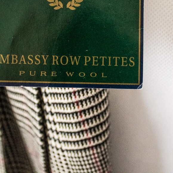 Vintage Embassy Row Women’s Petite Pure Wool Office Pants - Picture 6 of 8